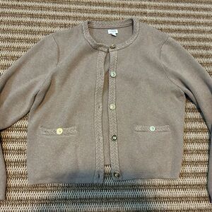 J.Crew Factory Lady Jacket- Heather Mushroom Large